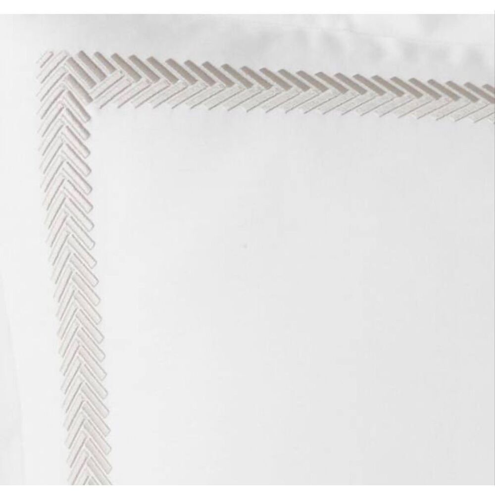 The Company Store Legends Hotel Hewett Taupe Egyptian Cotton Sateen Sham - King - Picture 4 of 9